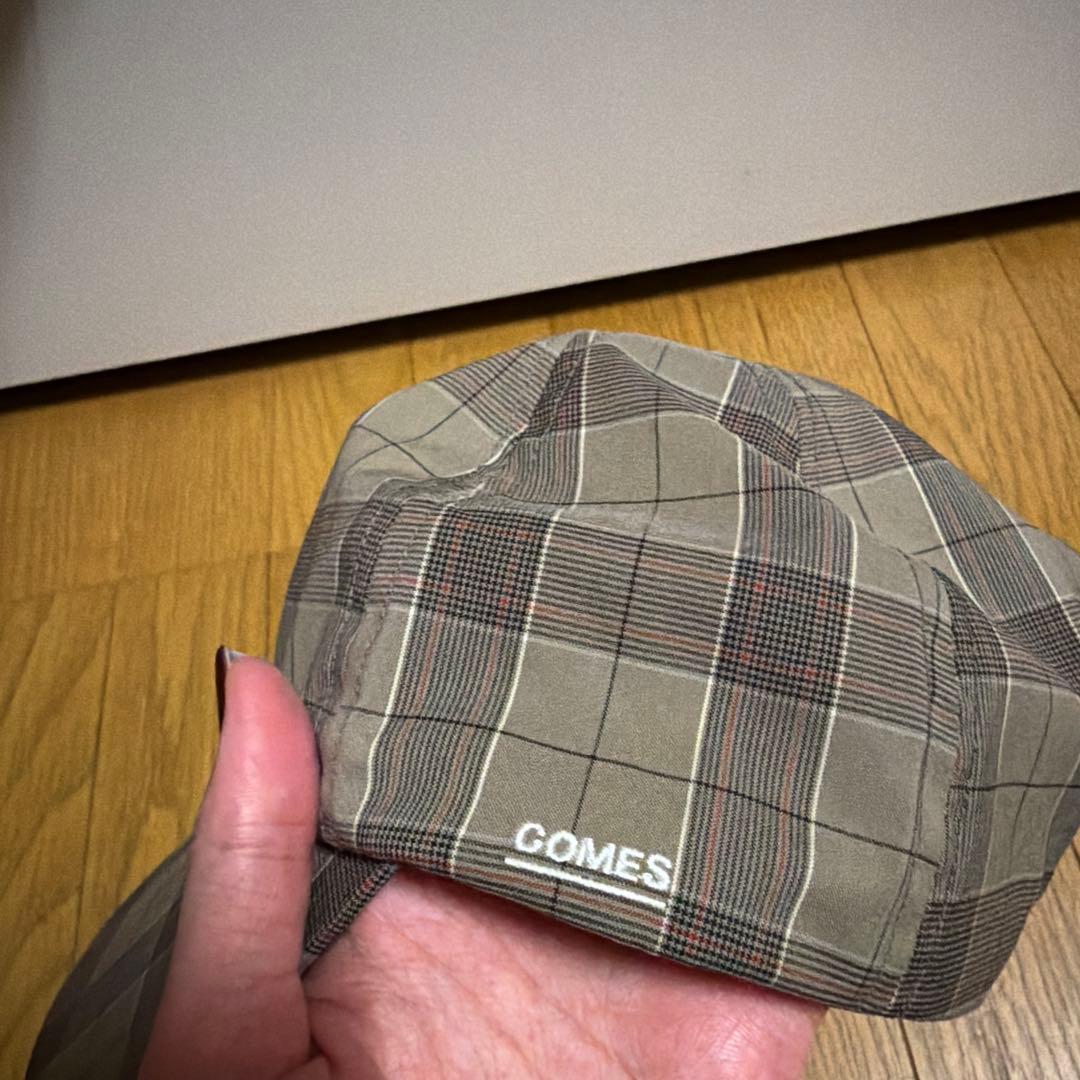 帽子 comesandgoes Check Cap/Beige 1LDK