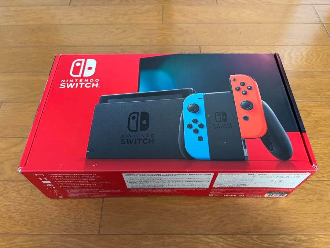 Nintendo Switch 本体　ピンク　緑Joy-Con付き