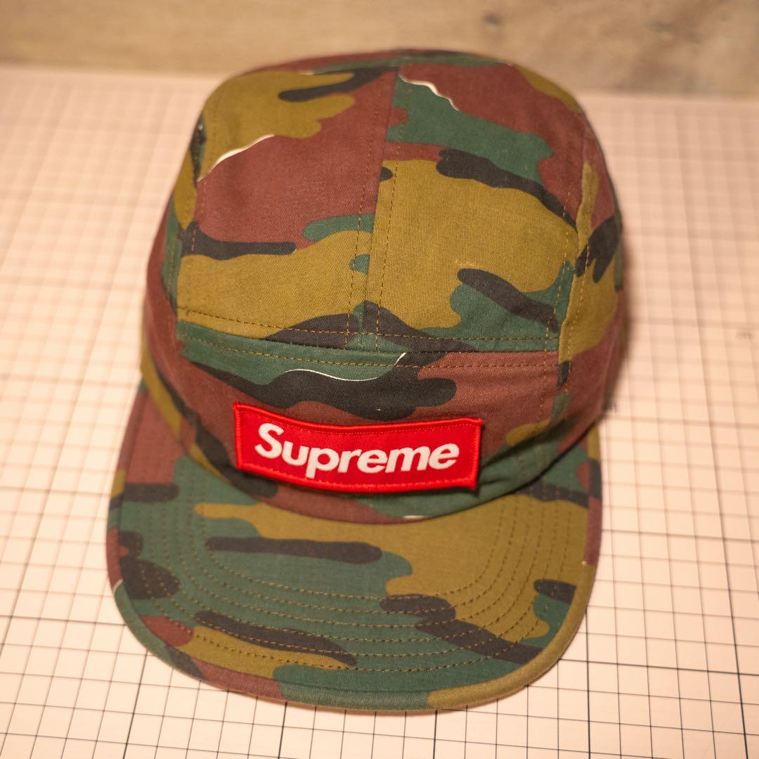 Supreme シュプリーム ボックスロゴ キャップ 迷彩 カモフラ
