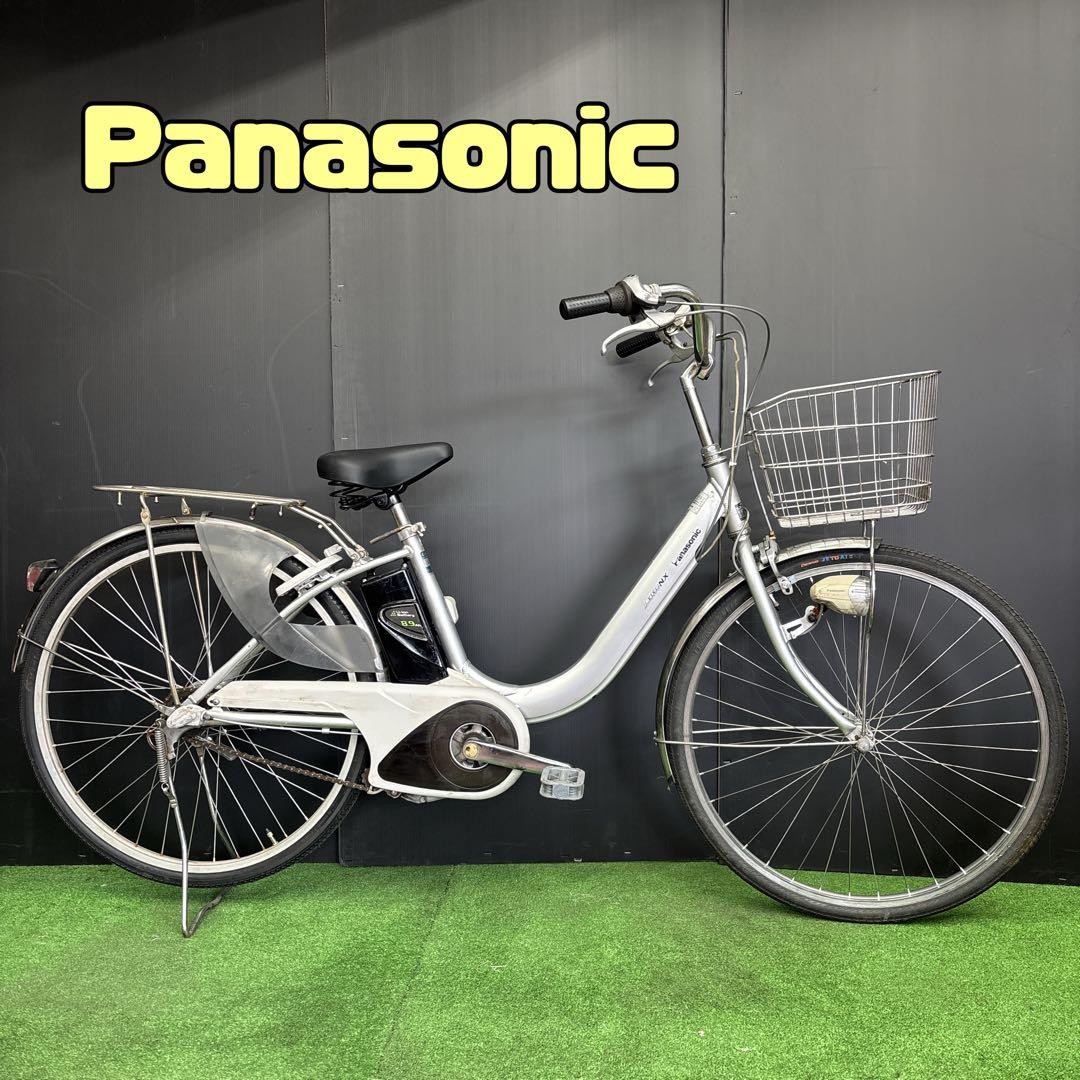 電動自転車 Panasonic Lithium vivi NX シルバー　63★