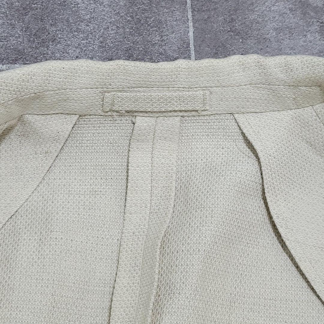 ★デントトシ様 LARDINI 春夏 麻 混 超高級 48 テーラードジャケット