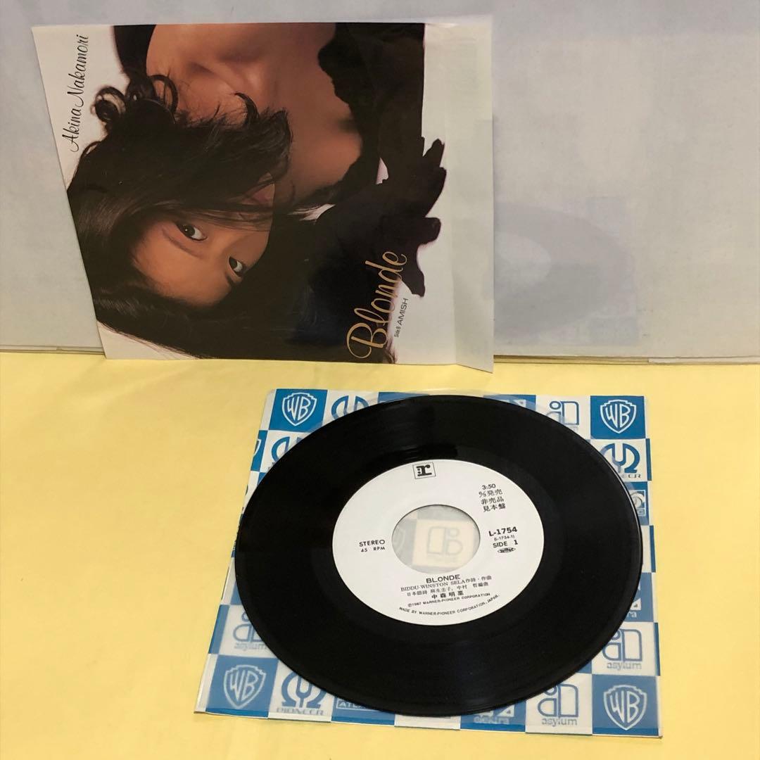 中森明菜●BLONDE ◉プロモ(見本,非売品) L-1756
