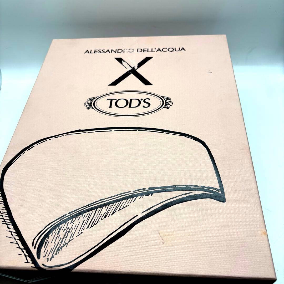未使用品 TOD'S アレッサンドロデラクア コラボ アンクルブーツ 【35】