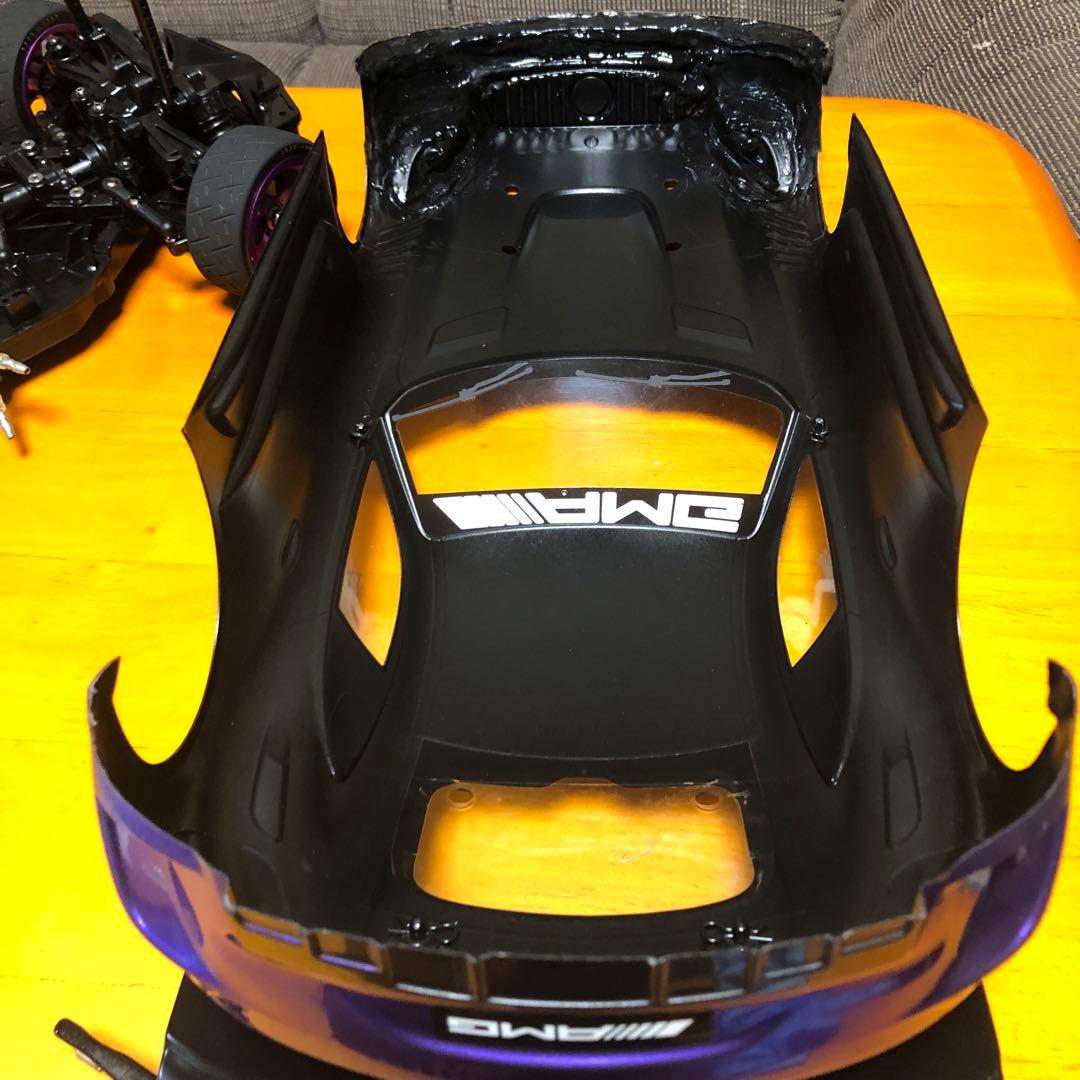 ぐ*ち様 タミヤTT-02 AMG GT ベンツ　ラジコン、ボディー付き