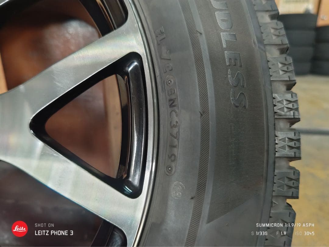レイズ　ヴァルツフォージドS7 18インチ　ブリヂストンスタットレスタイヤセット