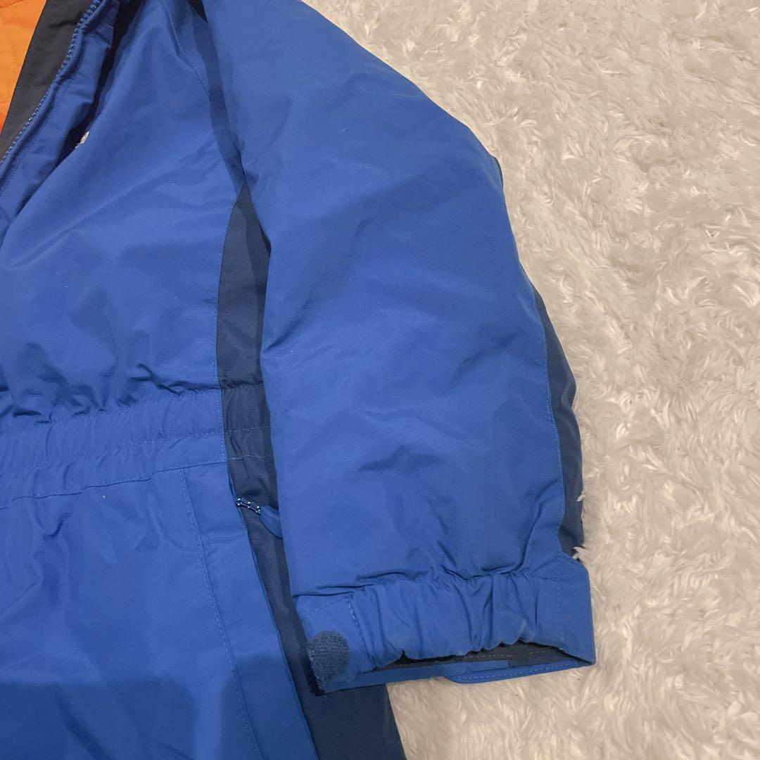 モンベル　美品✨パウダーカバーオール スキーウェア 120 ジャンプスーツ 青