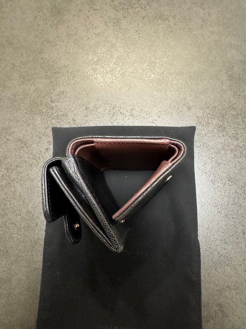 『美品』CHANEL マトラッセ　三つ折り財布　早いもの勝ち
