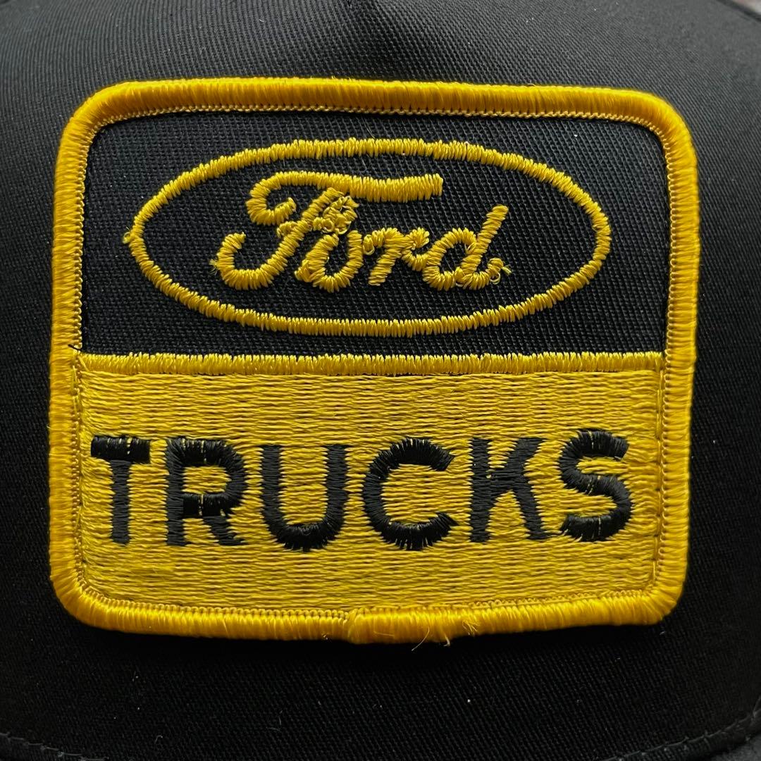 【ビンテージ】トラッカーキャップ　80'sFORD TRUCKS