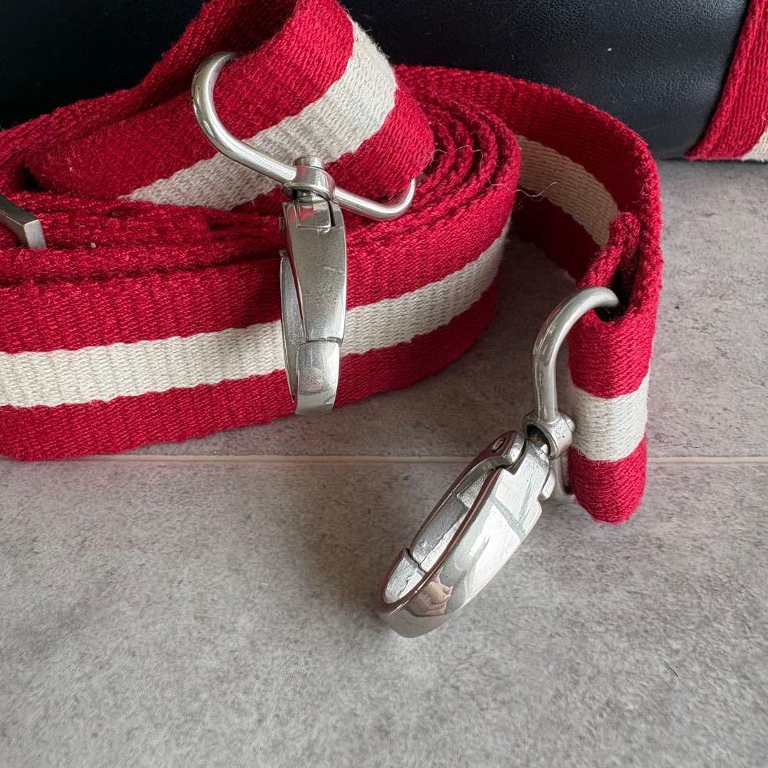 BALLY トレインスポッティング 本革 大容量 ボストンバッグ ストラップ付き