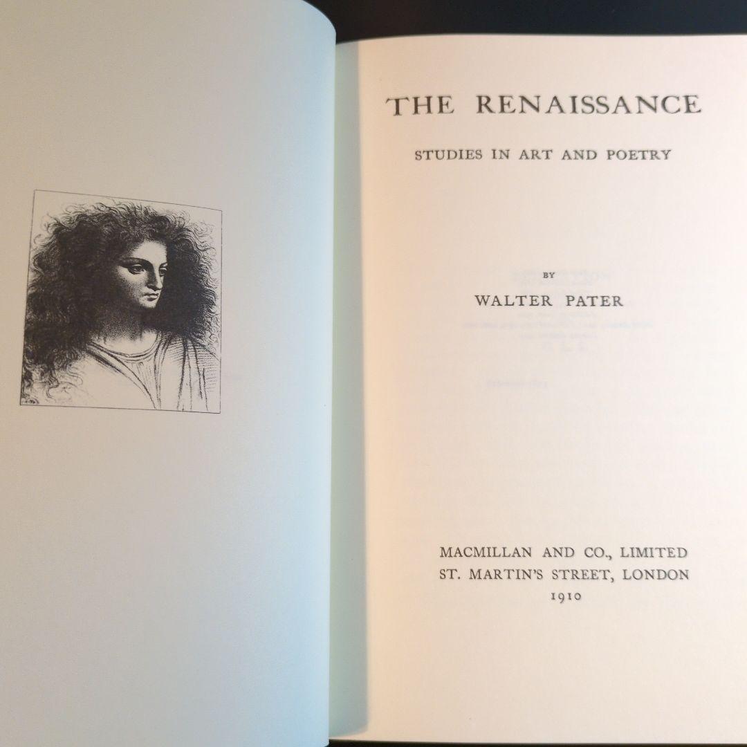 最終値　洋書 The Works of Walter Pater