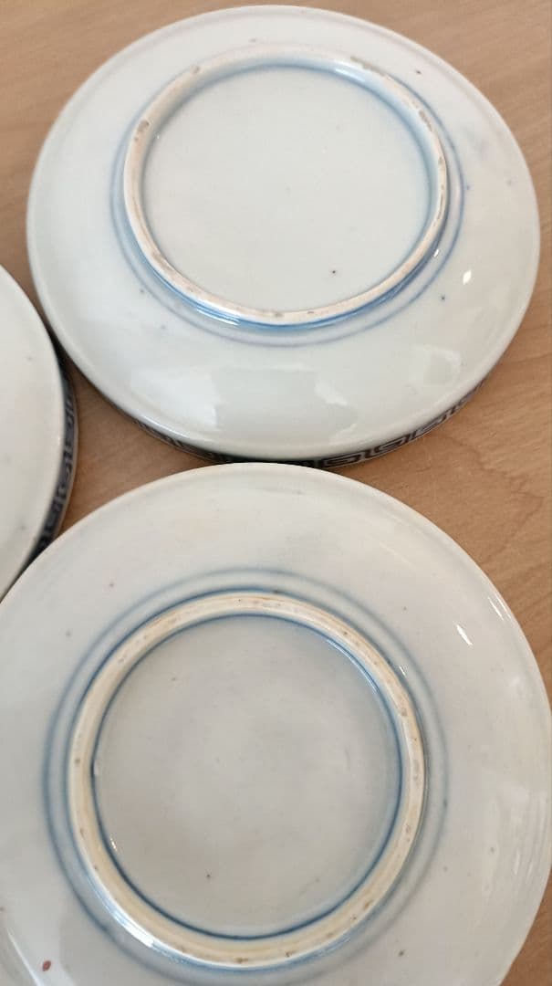 伊万里焼 色絵龍文小皿 5枚揃　古伊万里　金襴手