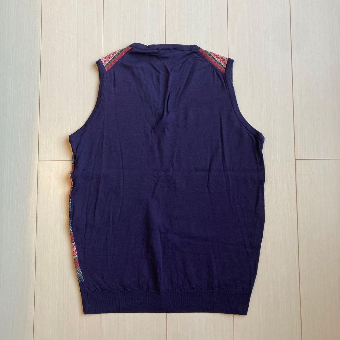 JOHN SMEDLEY ベスト 英国製 ウール100%