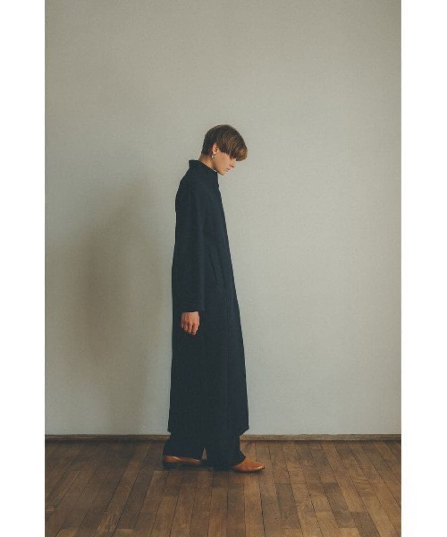 CLANE CONSTRUCTIVE LONG COAT ネイビー