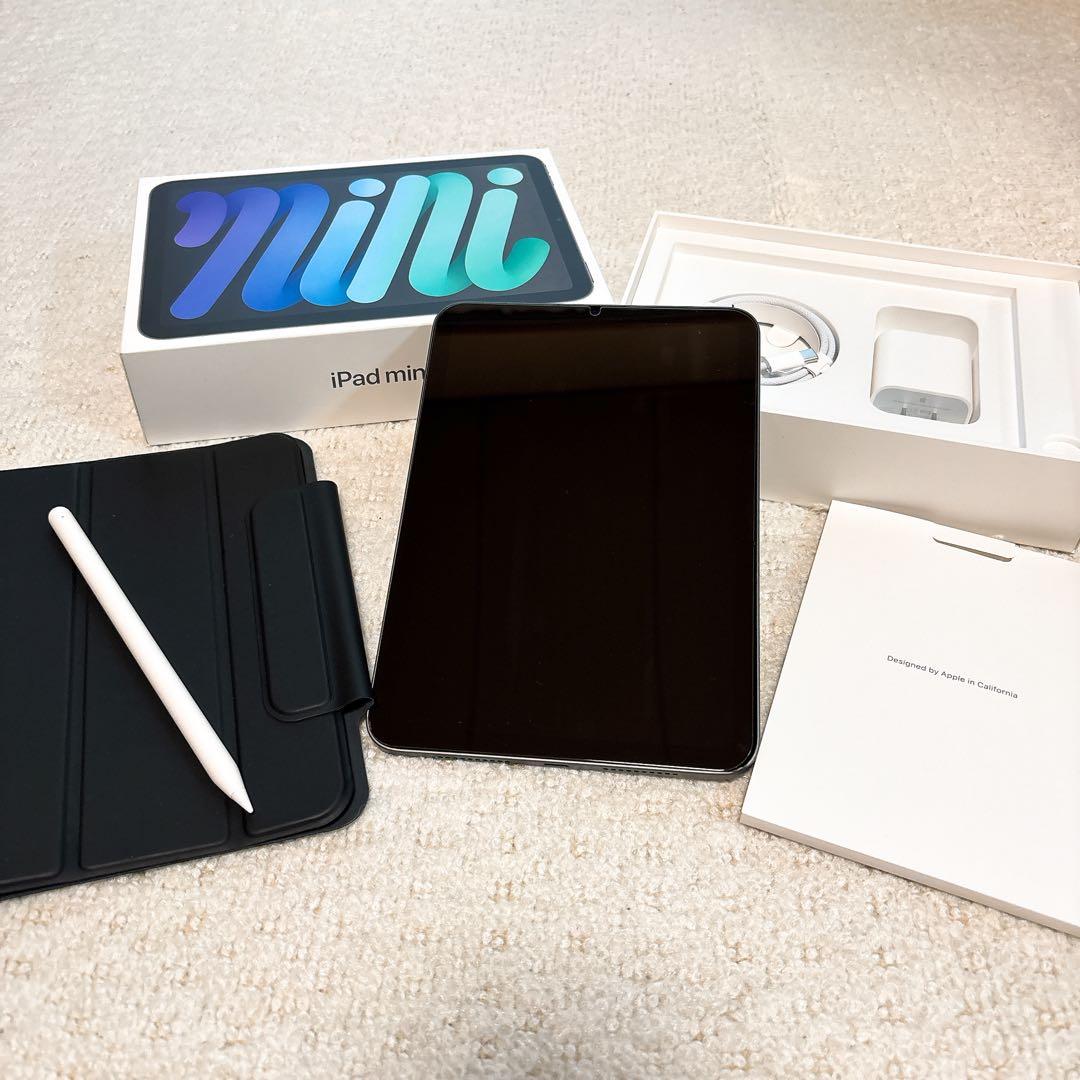 iPad mini（第6世代）Cellular 64GBスペースグレイ ペンシル