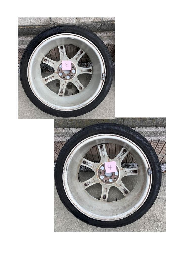 ホンダ シビックtypeR　FD2純正ホイールタイヤ付き 4本セット　送料込み