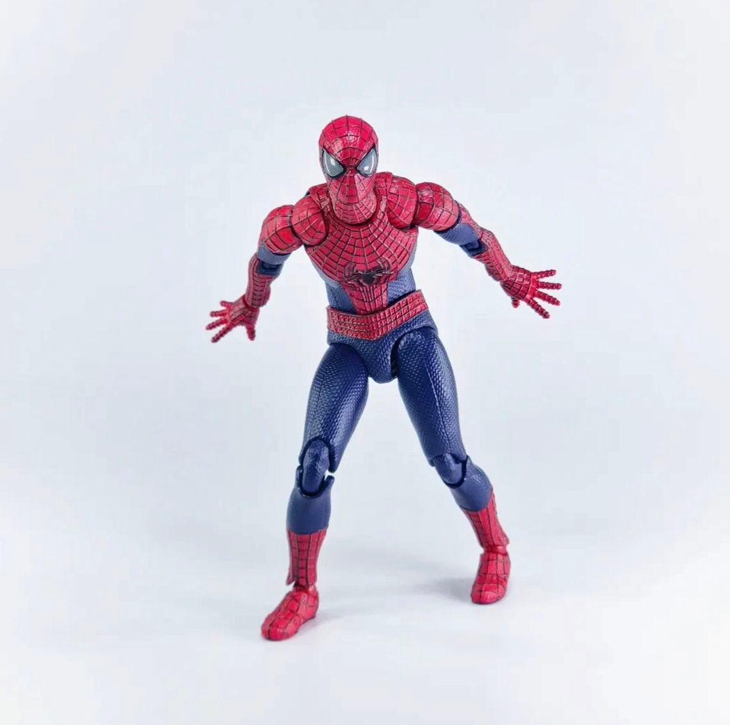 MAFEX アメイジングスパイダーマン ヘッドカスタム ヘキサゴンレンズシルバー