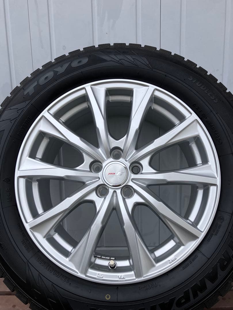 225/60R17 スタッドレス2022年35・36週製造4 本ホイールセット