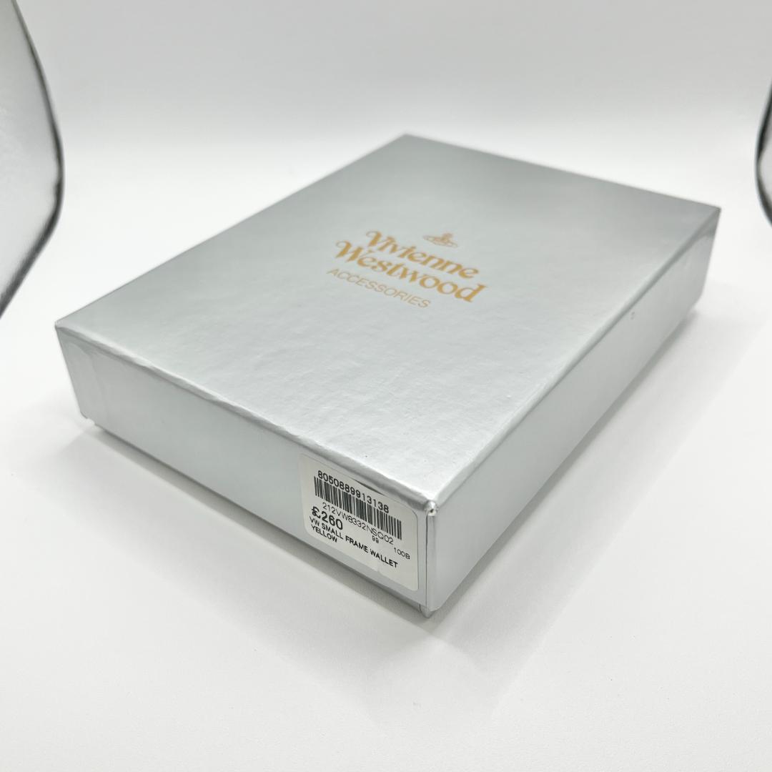 大人気 Vivienne Westwood 大特価 がま口 定番 折財布 黄色