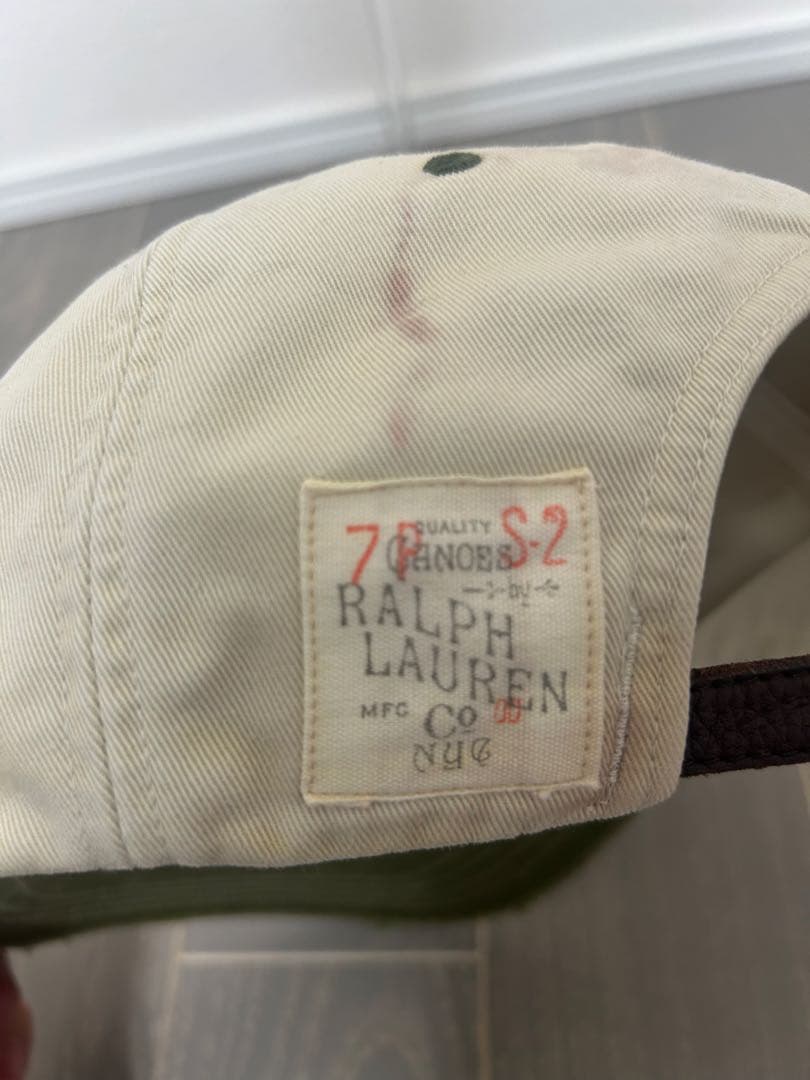 RalphLauren 毛針　キャップ