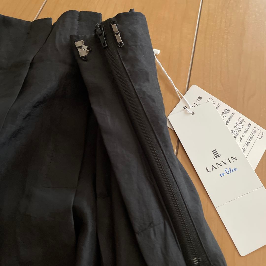 さつま様☆専用 新品LANVIN en Bleuライトタフタプリーツスカート