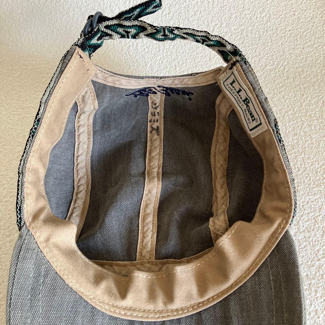 あ*じ様 L.L.Bean ジェットキャップ ストラップキャップOLD ビンテー