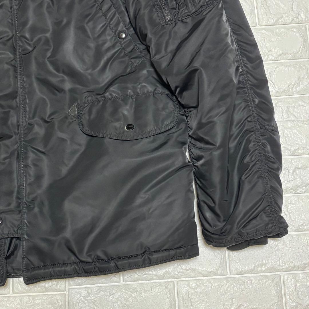 ALPHA INDUSTRIES ★ N-3B フライトジャケット ブラック