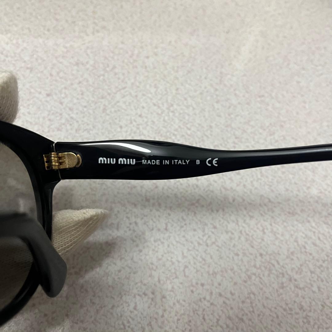 miu miu ミュウミュウ SMU03N-A サングラス ブラック ケース付き