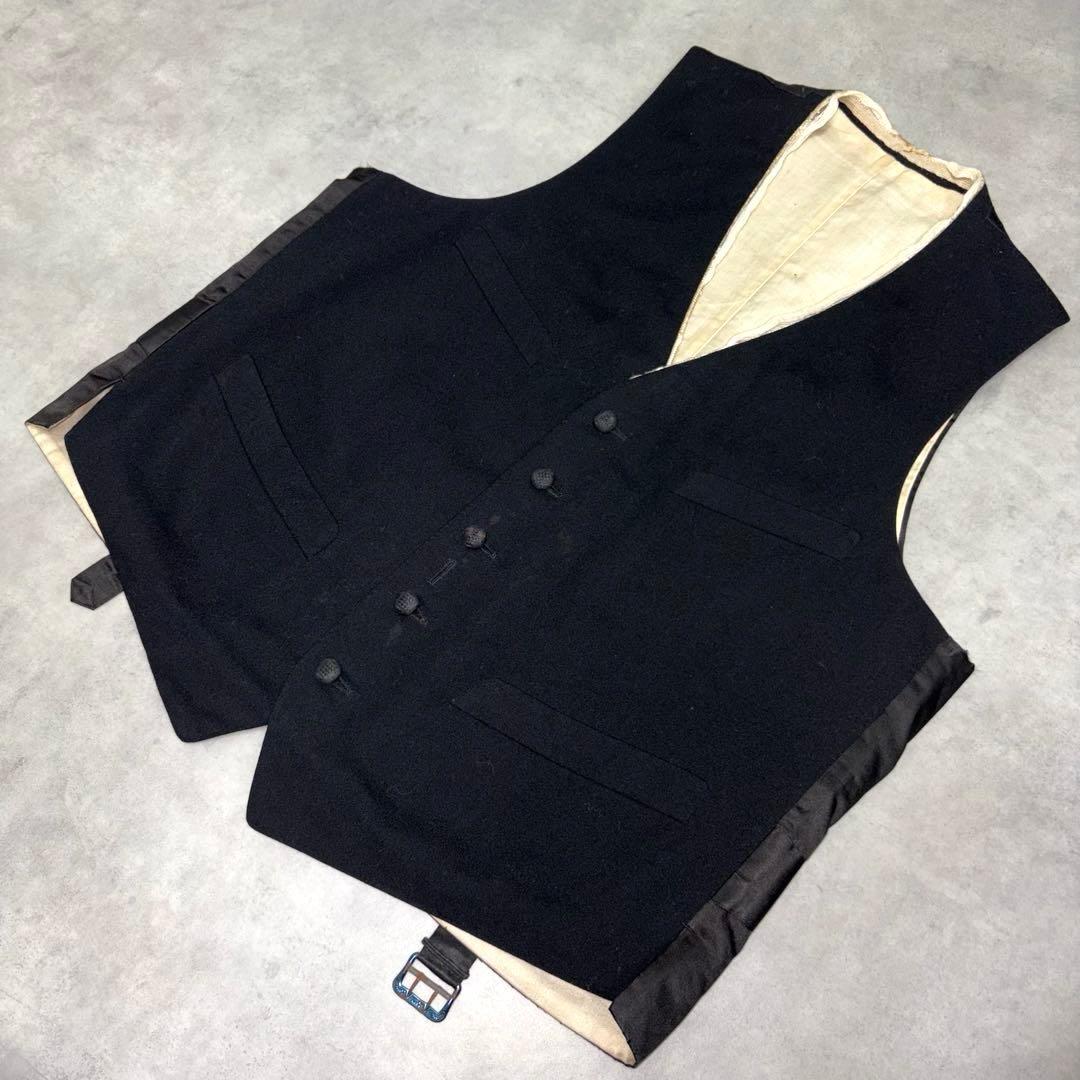 1910s~1930's Euro Vintage Buckle Vest レア
