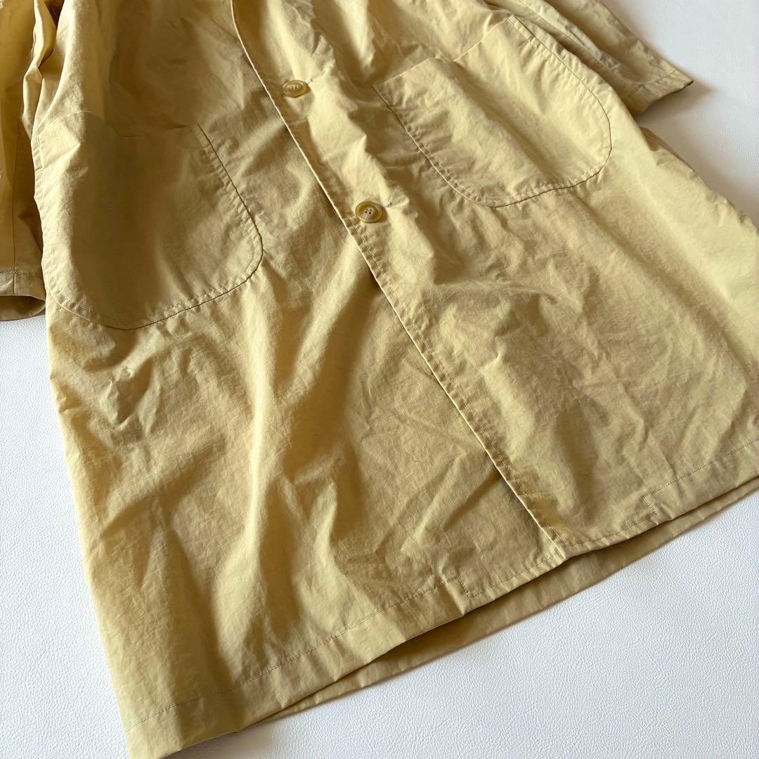 極美品✨ダントン　近年モデル　ナイロンタフタ ステンカラーコート　ベージュ