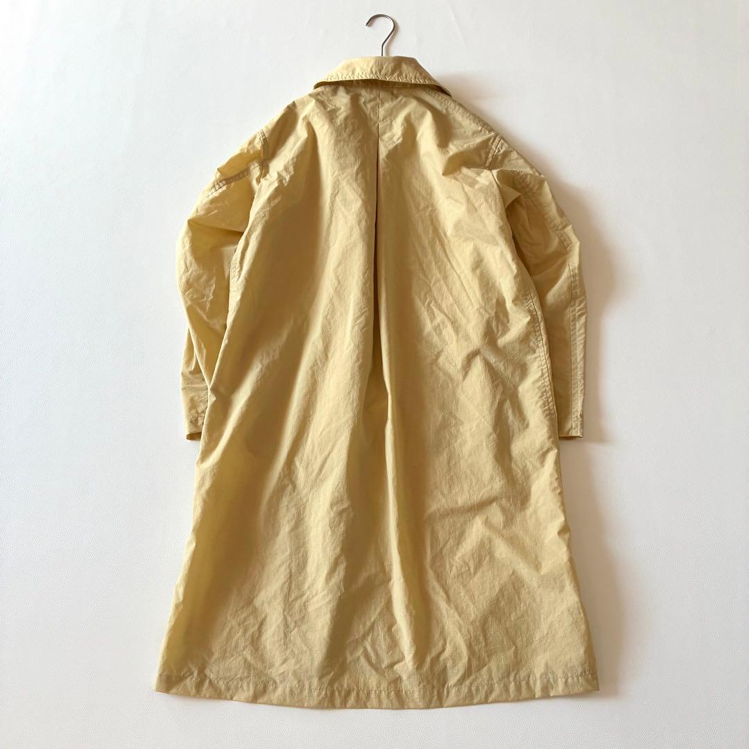 極美品✨ダントン　近年モデル　ナイロンタフタ ステンカラーコート　ベージュ