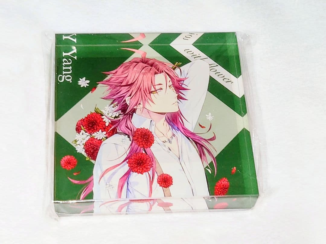 オトメイト くじ引き堂 with flower 楊 アクリルブロック
