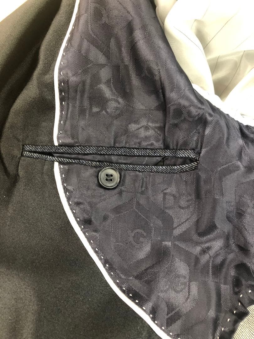 DOLCE & GABBANA サテンラペル テーラードジャケット
