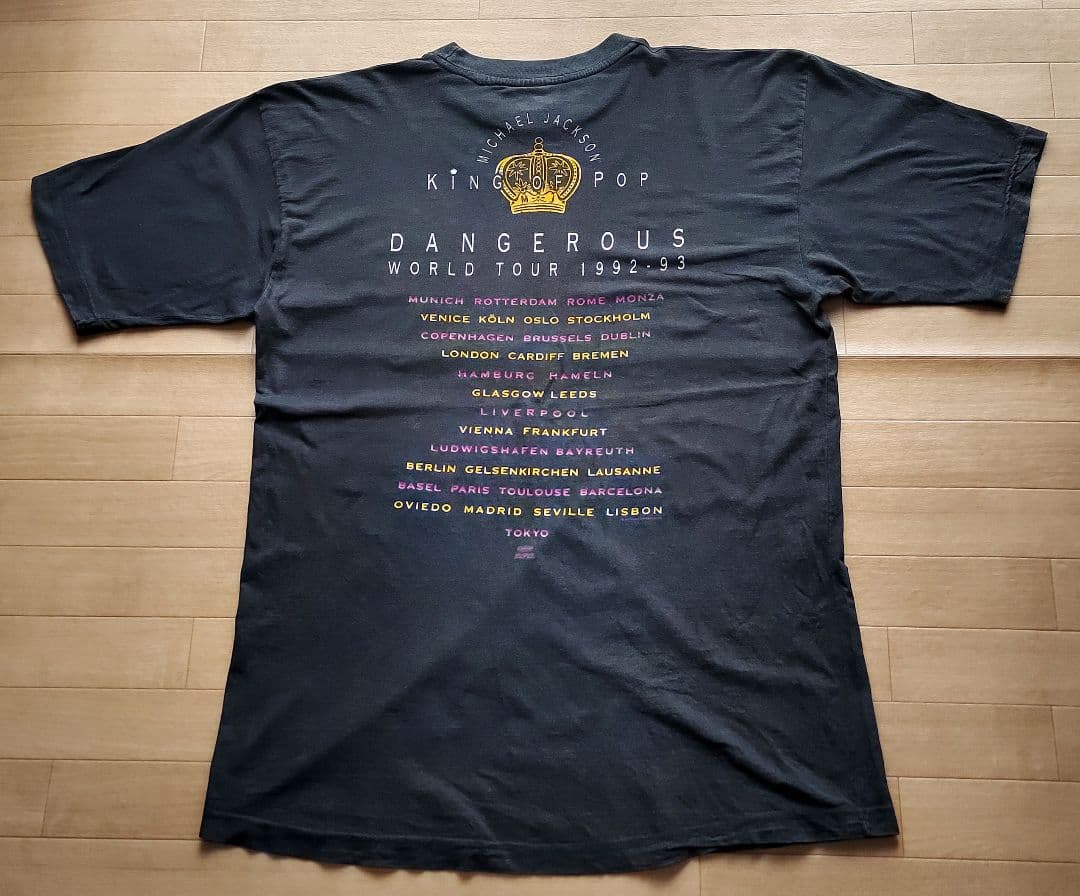 【レア】マイケルジャクソン ツアー Tシャツ | DANGEROUS ツアー