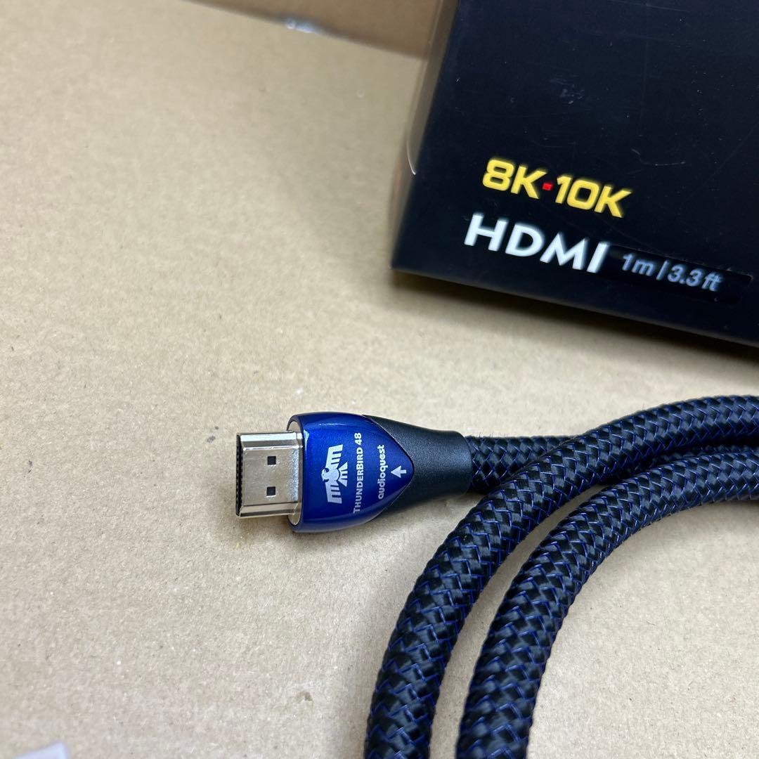 AudioQuest HDMIケーブル ブラック THU48G/1M