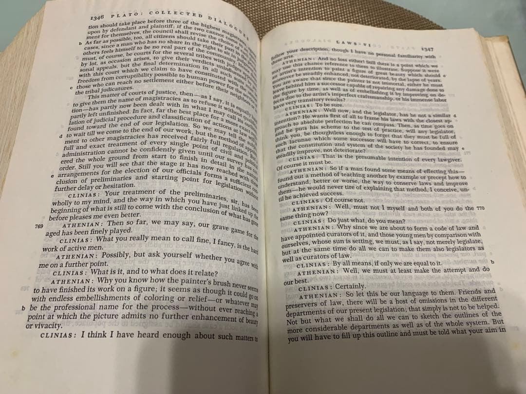 希少1973年　Plato: The Collected Dialogues